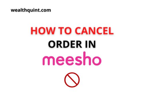 How to cancel order in Meesho