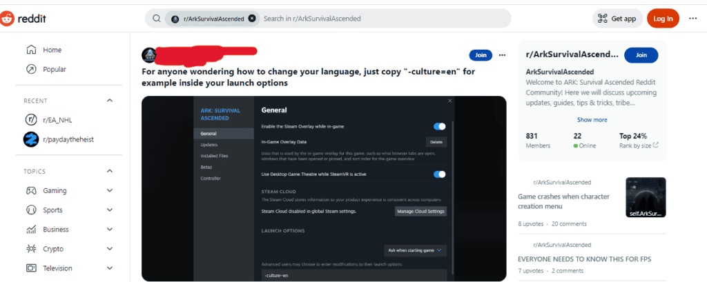 How to change in-game Language in Ark Survival Ascended 2 How to change in game Language in Ark Survival Ascended
