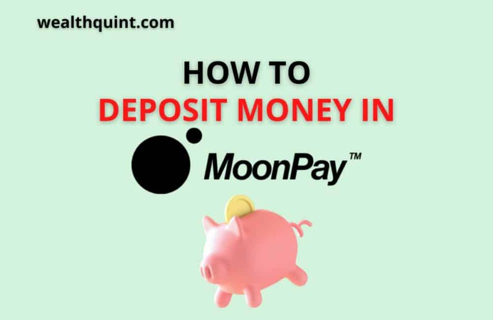 How to deposit moey in moonpay