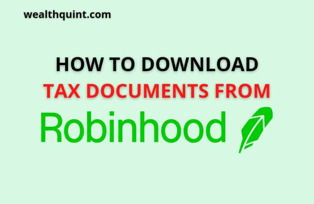 How to download tax documents from robinhood