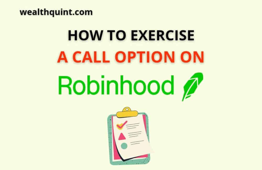 How to excercise a call option on Robinhood