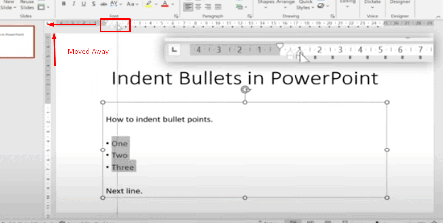 How To Fix Powerpoint Not Indenting Bullets 4 How to fix Bullet Indents USING RULER