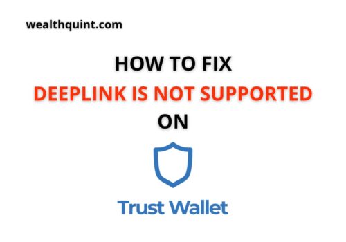 How to fix deeplink is not supported on Trust wallet