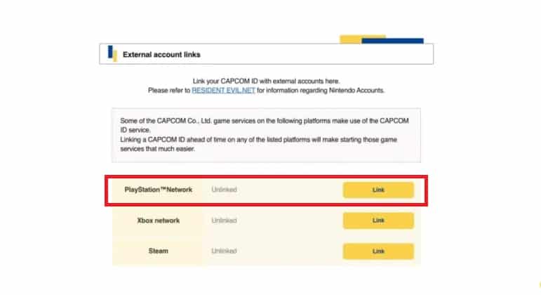 How To Link Capcom ID To PSN 2 How to link capcom id to psn 2