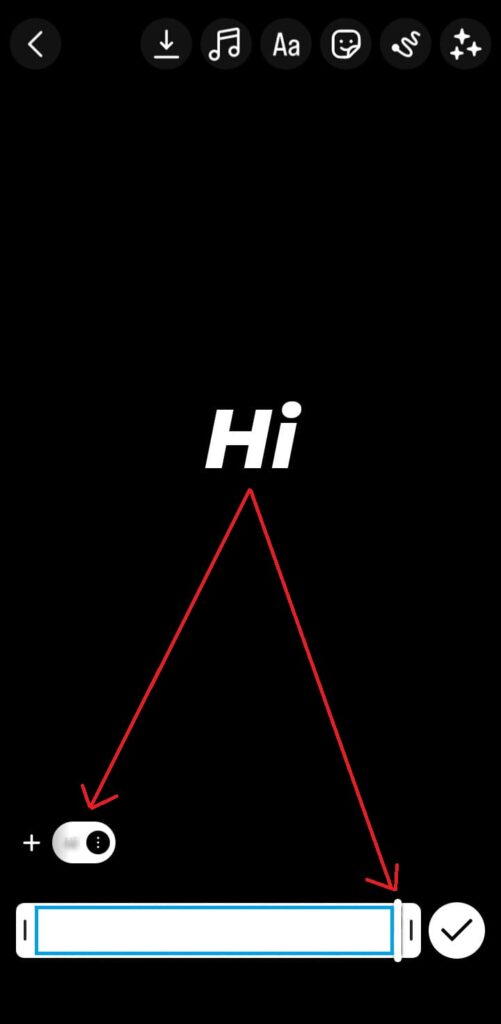 How To Make Text Appear And Disappear On Instagram Reels 4 How to make text appear and disappear in instagram reels step 5