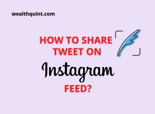 How to share tweet on Instagram feed