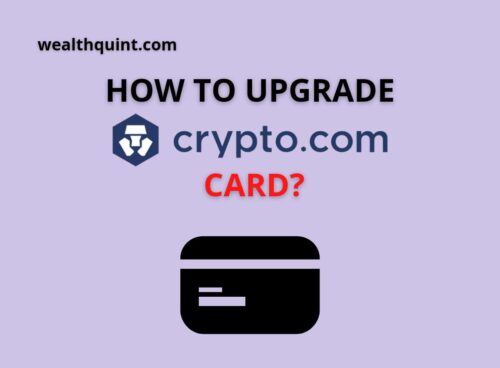 How to upgrade Crypto.com card