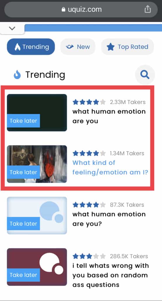 Human Emotion Quiz TikTok 2 Human Emotion Quiz