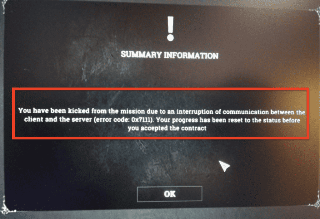 How to Fix Hunt Showdown Error Code 0x7111 You have been kicked from the mission 2 Hunt Showdown Error Code 0x7111