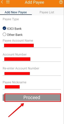 How to Add Beneficiary in ICICI Bank? 12 IBMBAB3