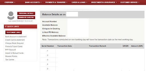 ICICI Bank Mini statement: Missed Call Number, SMS Banking 13 ICICI Bank Mini Statement download
