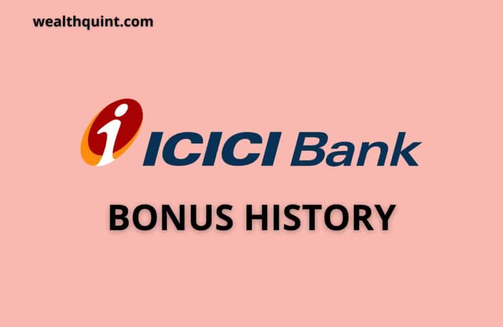 ICICI Bank bonus History
