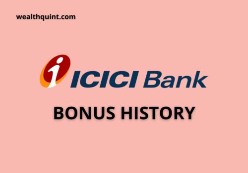 ICICI Bank bonus History