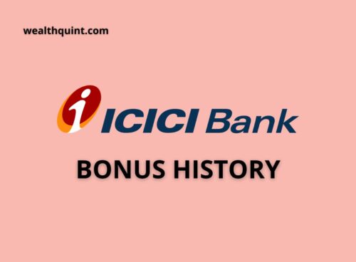 ICICI Bank bonus History