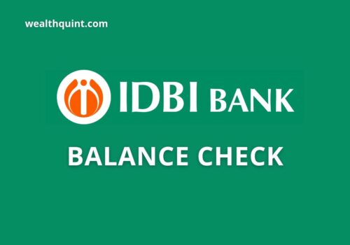 IDBI Bank Balance check Number