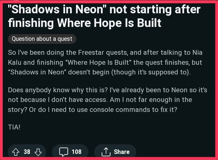How To Fix Starfield "Shadow In Neon" Bug 3 IMG 20230922 WA00012