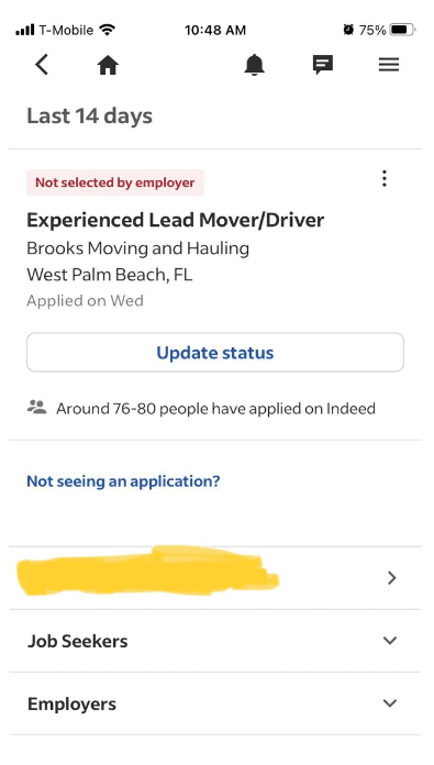 Indeed Not Selected By Employer Meaning
