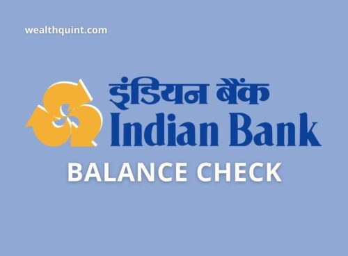 Indian Bank Balance check