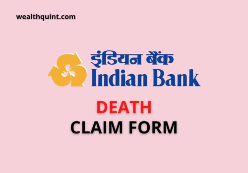 Indian Bank death claim form