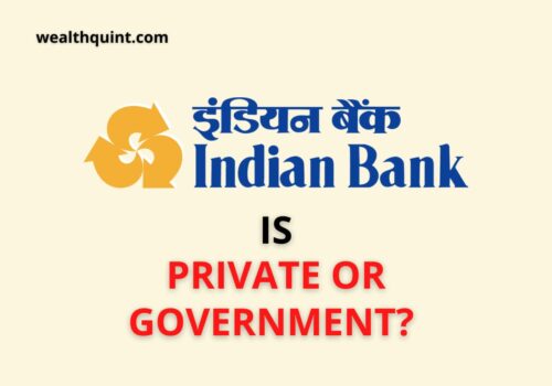Is Indian Bank is private or government