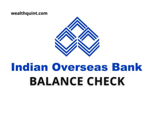 Indian Overseas Bank Balance check