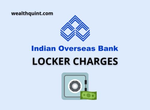 Indian overseas Bank Locker Charges