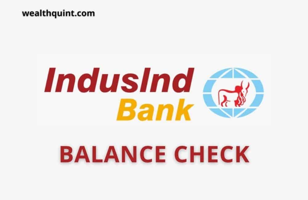 Indusind Bank Balance check