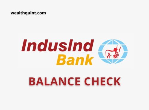 Indusind Bank Balance check