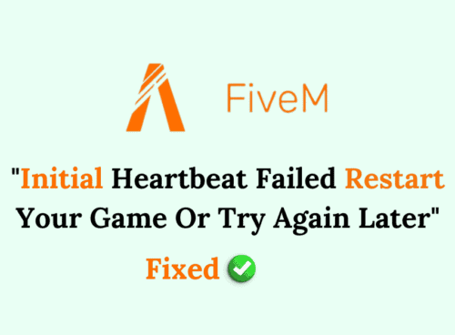 Initial Heartbeat Failed Restart Your Game Or Try Again Later