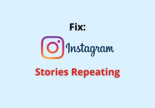 Instagram Stories repeating