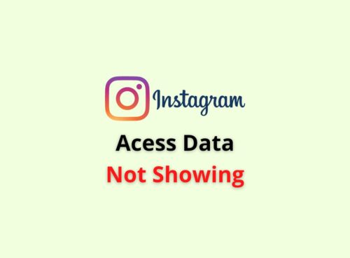 Fix: Instagram Access Data Not Showing 4 Instagram access data not showing