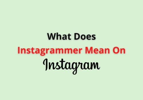 Instagrammer mean instagram