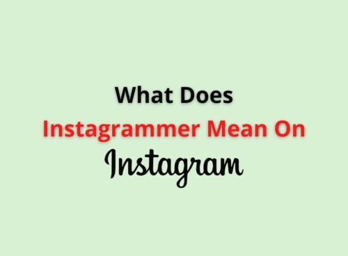 Instagrammer mean instagram