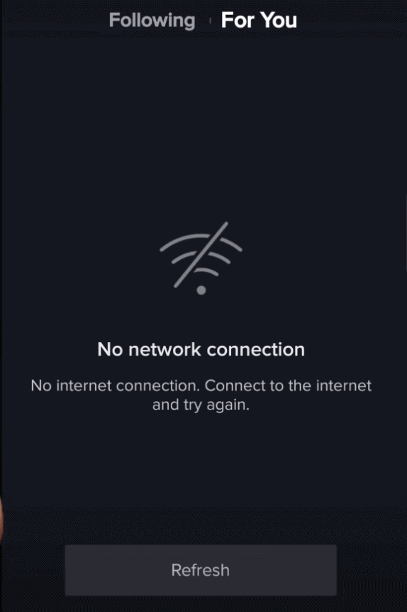 Fix: No Internet Connection TikTok 2 Internet Connection on TikTok error