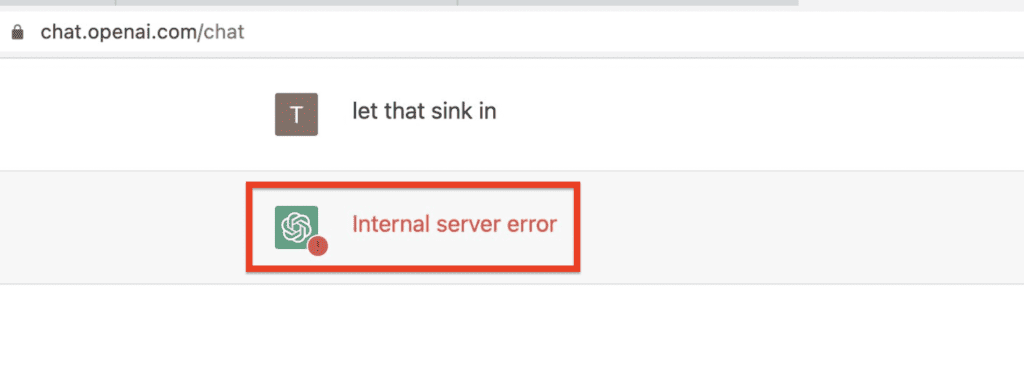 How to Fix "Internal Server Error" on OpenAI ChatGPT 1 Internet Server Error ChatGPT