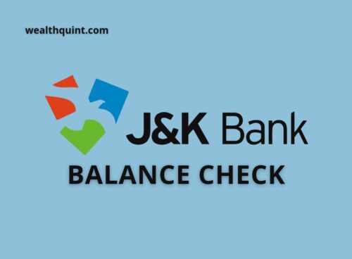 JK Bank Balance check Number