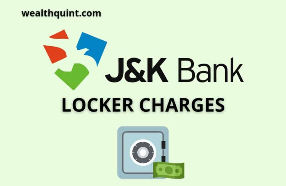JK Bank Locker Charges