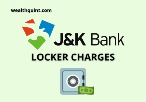 JK Bank Locker Charges