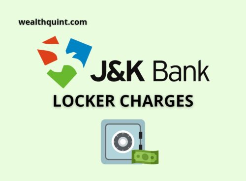 JK Bank Locker Charges