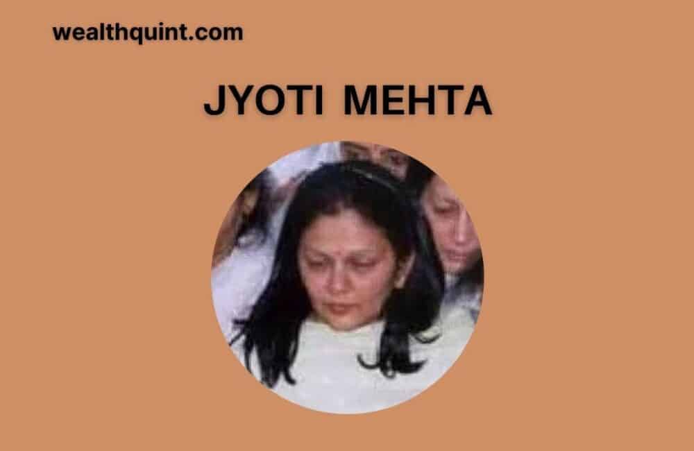Jyoti Mehta: Wife of Harshad Mehta 1 Jyoti Mehta