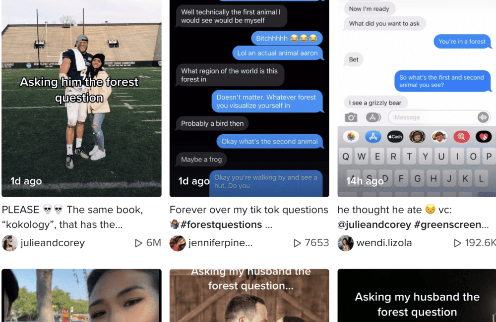 Kokology Quiz TikTok 1 Kokology Forest Questions And Answers TikTok 1