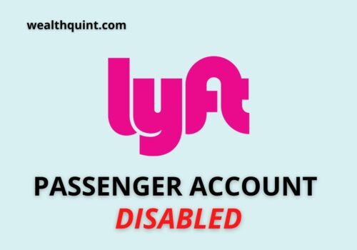 Lyft Passenger account disabled