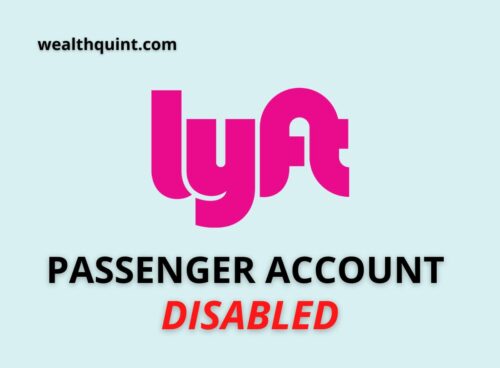 Lyft Passenger account disabled