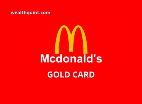 Mcdonalds Gold Card