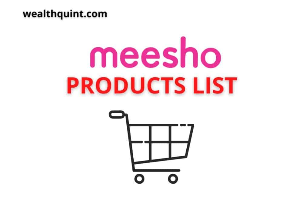 Meesho Products List 1 Meesho products list