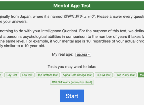 Mental Age Test