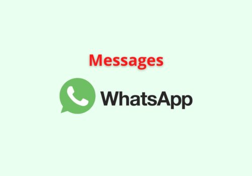 Messages WhatsApp