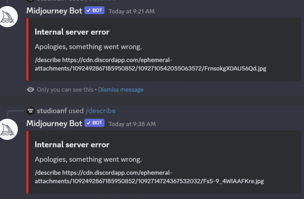 How to Fix Midjourney Internal Server Error 1 Midjourney Internal Server Error