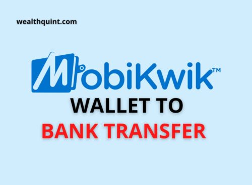 Mobikwik wallet to bank transfer