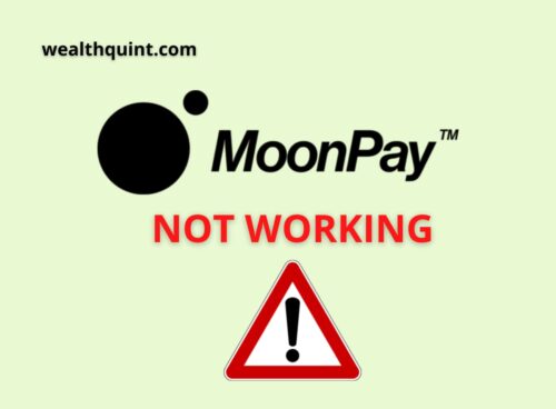 MoonPay Not Working